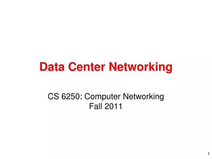 data center networking