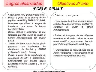 logros alcanzados