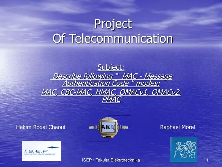 project of telecommunication