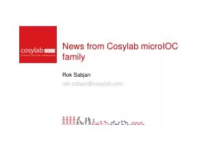 News from Cosylab microIOC family