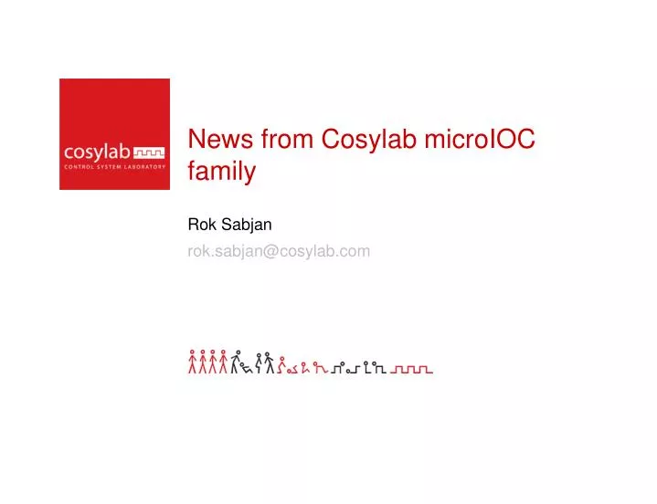 news from cosylab microioc family