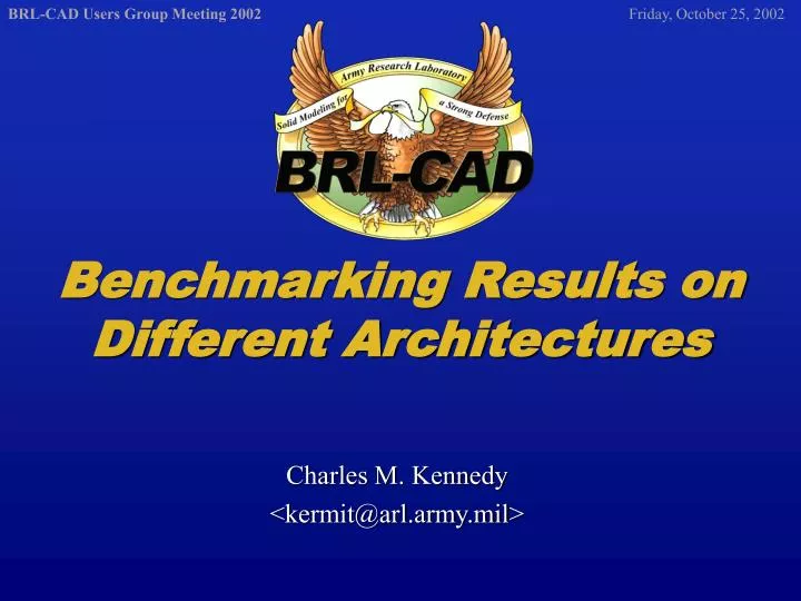 benchmarking results on different architectures