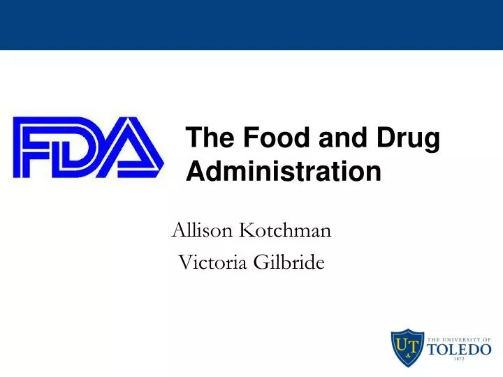 the food and drug administration