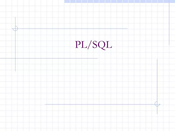 pl sql