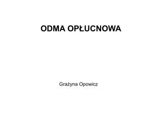 gra yna opowicz