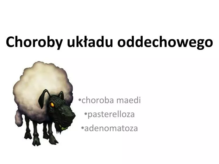 choroby uk adu oddechowego