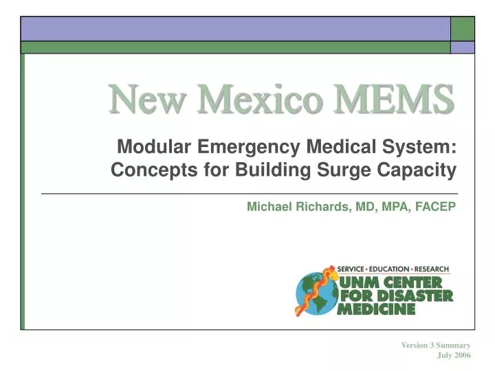 modular emergency medical system concepts for building surge capacity