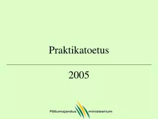 praktikatoetus