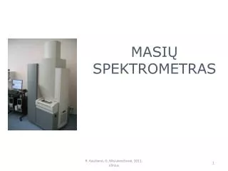 masi spektrometras