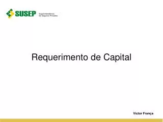 requerimento de capital