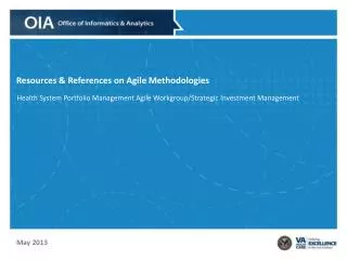 Resources &amp; References on Agile Methodologies