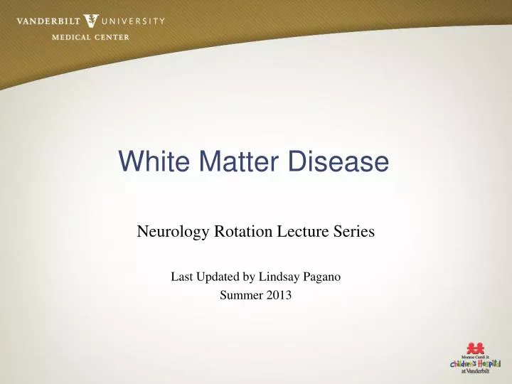 white matter disease