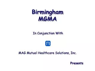 Birmingham MGMA