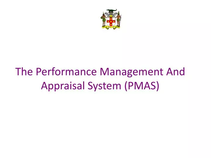 the performance management and appraisal system pmas