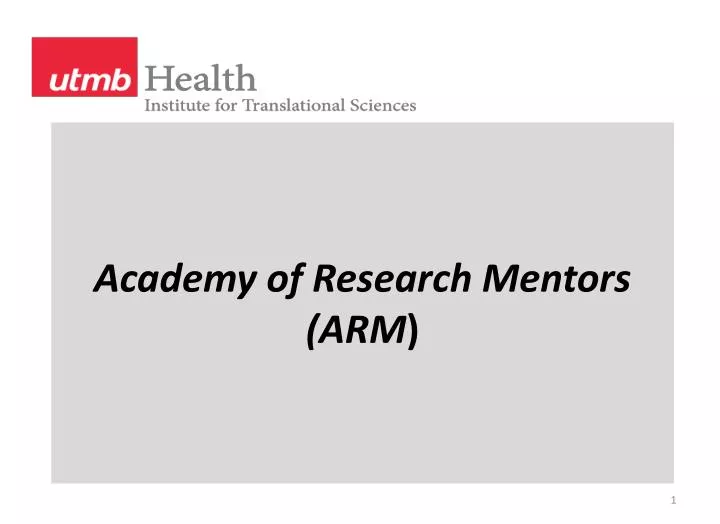 academy of research mentors arm