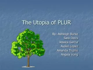 The Utopia of PLUR