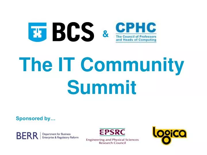 the it community summit