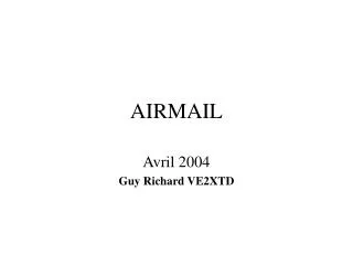 airmail