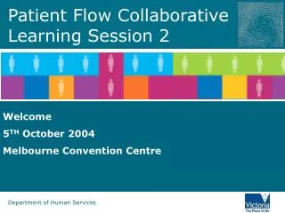 Patient Flow Collaborative Learning Session 2