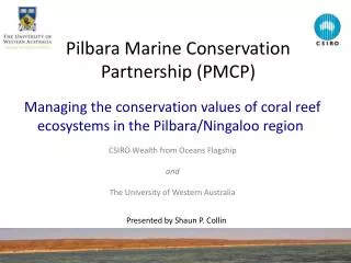 Pilbara Marine Conservation Partnership (PMCP)