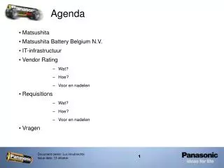 agenda