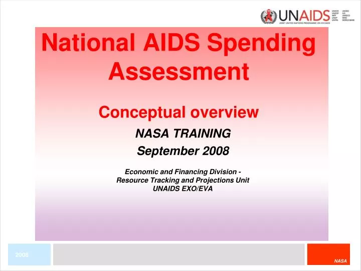national aids spending assessment conceptual overview