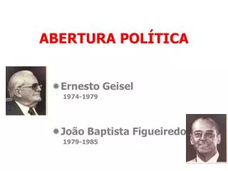 abertura pol tica