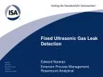Fixed Ultrasonic Gas Leak Detection