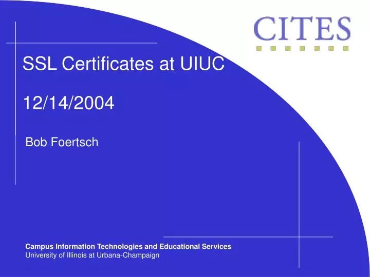 ssl certificates at uiuc
