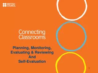 Planning, Monitoring, Evaluating &amp; Reviewing And Self-Evaluation