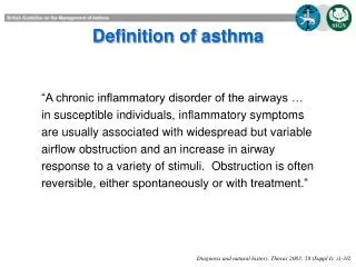 Definition of asthma