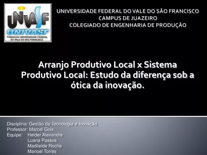 arranjo produtivo local x sistema produtivo local estudo da diferen a sob a tica da inova o