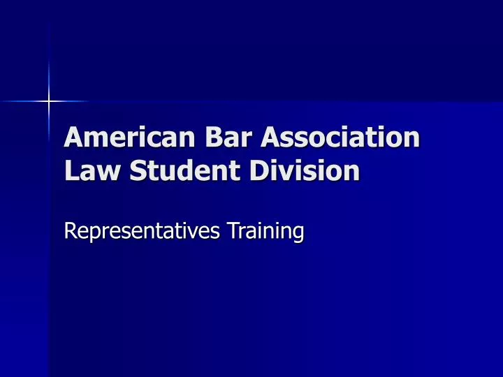 american bar association law student division