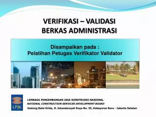 verifikasi validasi berkas administrasi