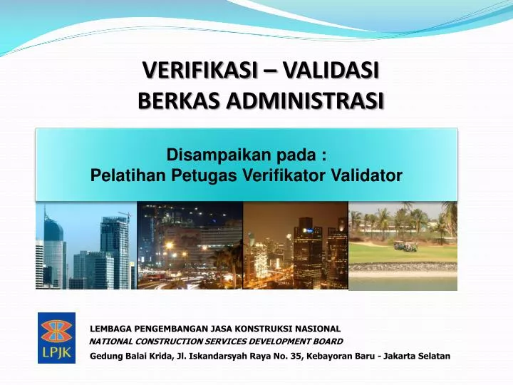 verifikasi validasi berkas administrasi