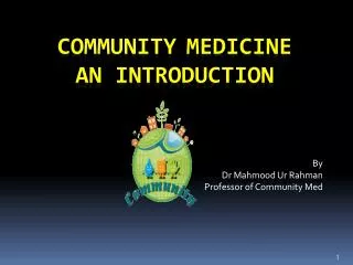 community medicine An Introduction