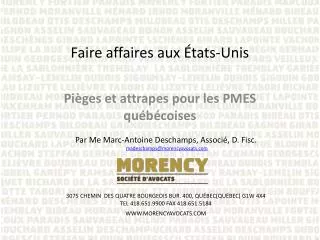 faire affaires aux tats unis