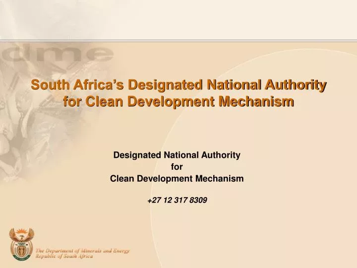 south africa s designated national authority for clean development mechanism