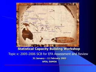 Statistical Capacity Building Workshop