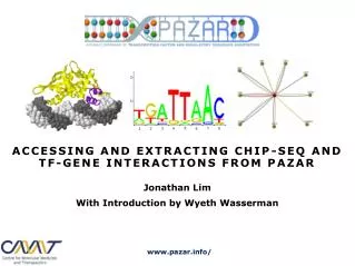 ACCESSING AND EXTRACTING CHIP-SEQ AND TF-GENE INTERACTIONS FROM PAZAR