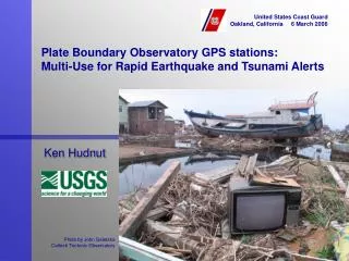 Plate Boundary Observatory GPS stations: Multi-Use for Rapid Earthquake and Tsunami Alerts