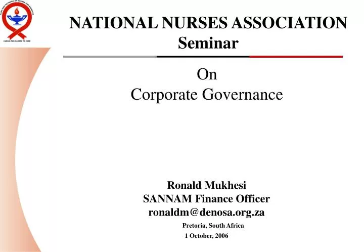 national nurses association seminar