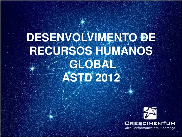 desenvolvimento de recursos humanos global astd 2012