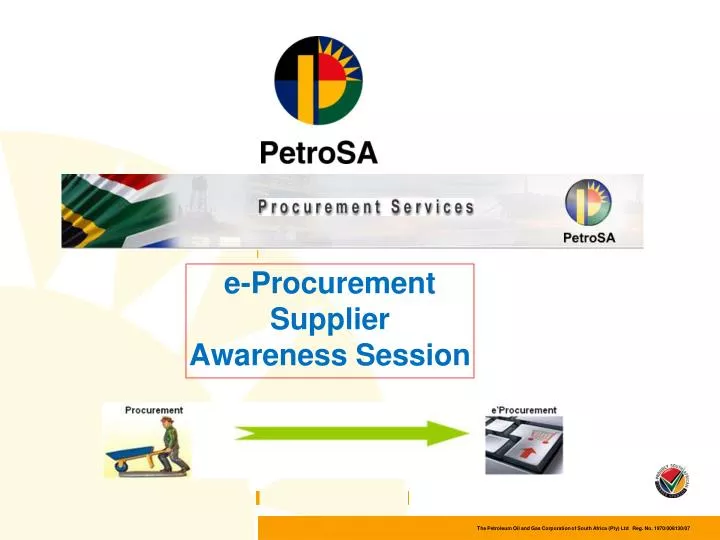 e procurement supplier awareness session