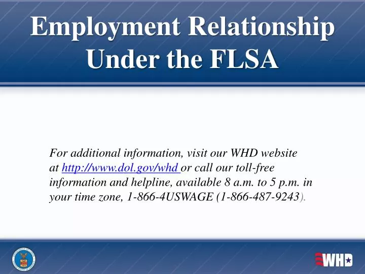 employment relationship under the flsa