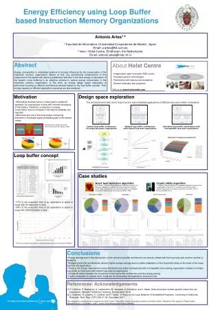 Energy Efficiency using Loop Buffer based Instruction Memory Organizations