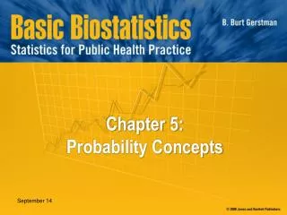 Chapter 5: Probability Concepts