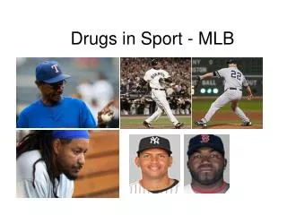 Drugs in Sport - MLB