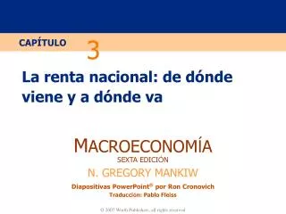 la renta nacional de d nde viene y a d nde va