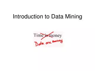 Introduction to Data Mining